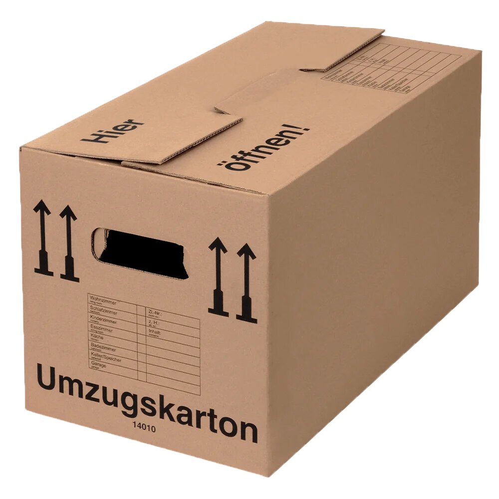 Umzugskartons Umzug Karton 2-wellig 45kg Profi Umzugskisten Movebox Bücherkarton