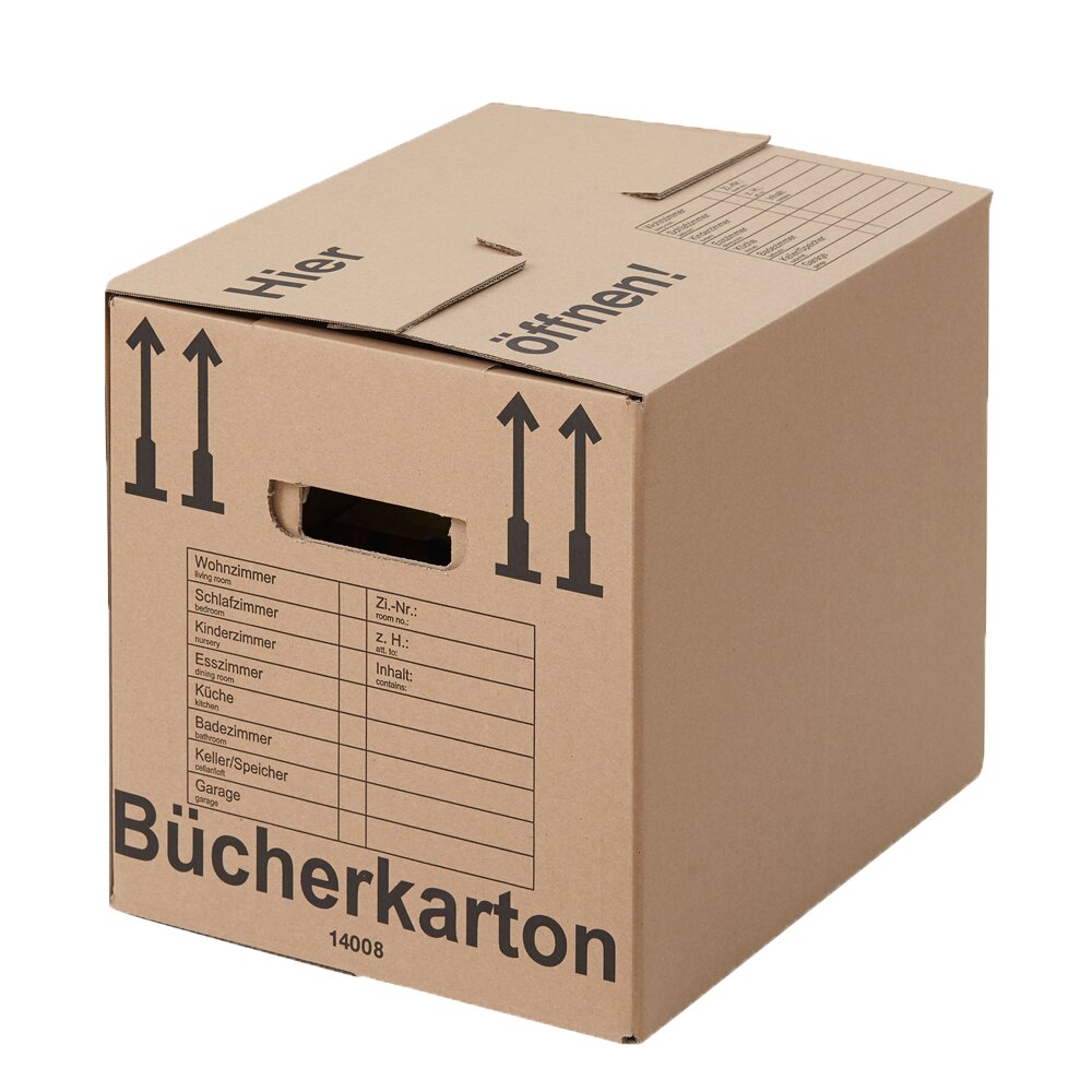 15 Versandkartons 400x400x200 Bücher-Umzugskarton Faltkiste Europaletten Modul
