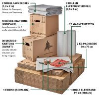 Umzugspaket (2 bis 3-Zimmer-Wohnung)