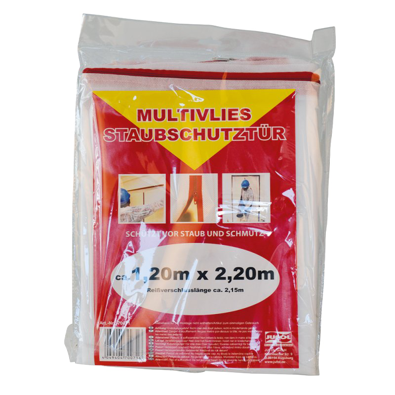 Staubschutztür 2,20 x 1,20 m weiß